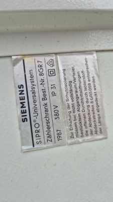 Siemens SIPRO – elektroměrový rozvaděč 380V + příslušenství